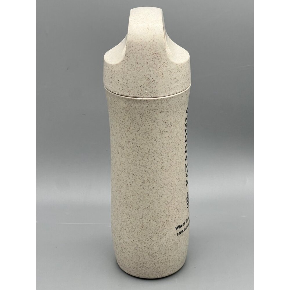Patagonia Biodegradable Wheat Straw Water Bottle W/ Lid & Strap Travel Quasar - Picture 9 of 10